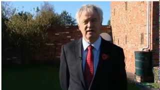 David Davis talks to ITV News about Plebgate