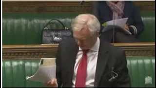 David Davis attends a Westminster Hall debate regarding medical records