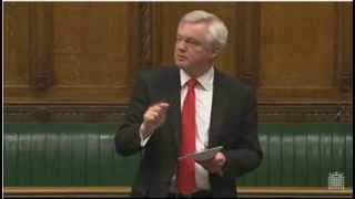 David Davis speaking in the House of Commons regarding the Normington Report on reform of the Police Federation