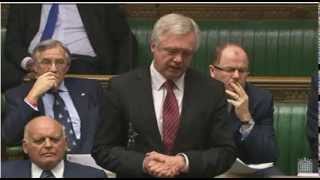 David Davis raises the issue of targeted sanctions against Russia in the House of Commons