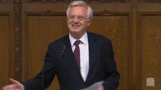 David Davis MP speaks in the Elections Bill Debate