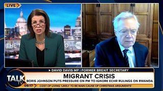 David Davis joins Julia Hartley-Brewer to discuss the migrant crisis