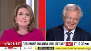 David Davis MP speaks to Sky News about the Safety of Rwanda (Asylum and Immigration) Bill