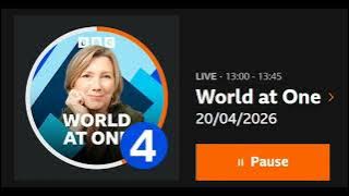 David Davis MP speaks to Radio 4’s World at One about Peter Mandelson’s failed security vetting